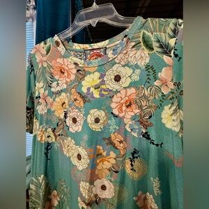 Johnny Was Millay Floral Jersey Tee